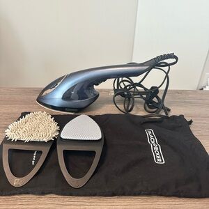 Black & Decker Blue Handheld Steamer with Attachments